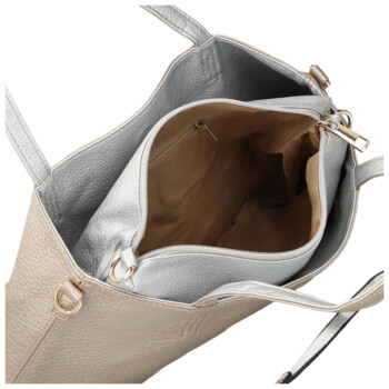 Dámská moderní kabelka přes rameno zlatá - Firenze Prestige 2v1