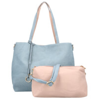 Dámská moderní kabelka přes rameno džínově modrá - Firenze Prestige 2v1