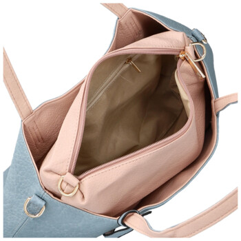 Dámská moderní kabelka přes rameno džínově modrá - Firenze Prestige 2v1