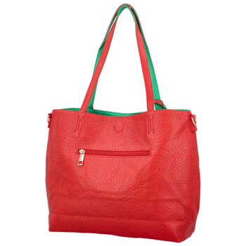 Dámská moderní kabelka přes rameno červená - Firenze Prestige 2v1