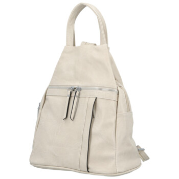 Dámský městský batoh béžový - Firenze Viva