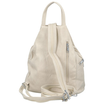 Dámský městský batoh béžový - Firenze Viva