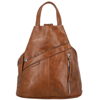 Dámský městský batoh hnědý - Firenze Jakey
