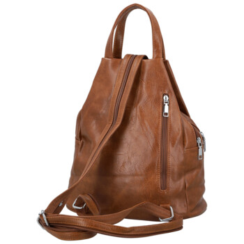 Dámský městský batoh hnědý - Firenze Jakey