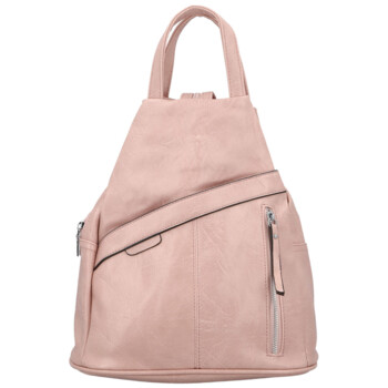Dámský městský batoh světle růžový - Firenze Jakey