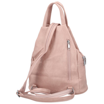 Dámský městský batoh světle růžový - Firenze Jakey