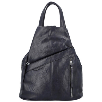 Dámský městský batoh tmavě modrý - Firenze Jakey