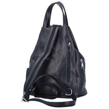 Dámský městský batoh tmavě modrý - Firenze Jakey