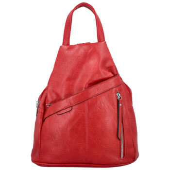 Dámský městský batoh červený - Firenze Jakey