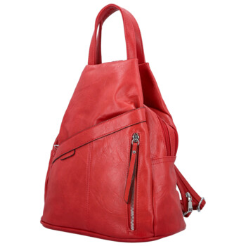 Dámský městský batoh červený - Firenze Jakey