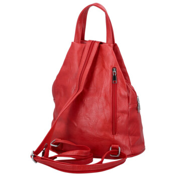 Dámský městský batoh červený - Firenze Jakey