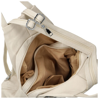 Dámský městský batoh béžový - Firenze Jakey