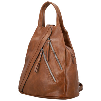 Dámský městský batoh hnědý - Firenze Makial