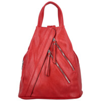 Dámský městský batoh červený - Firenze Makial