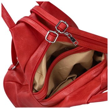 Dámský městský batoh červený - Firenze Makial