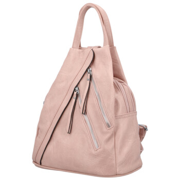 Dámský městský batoh světle růžový - Firenze Makial