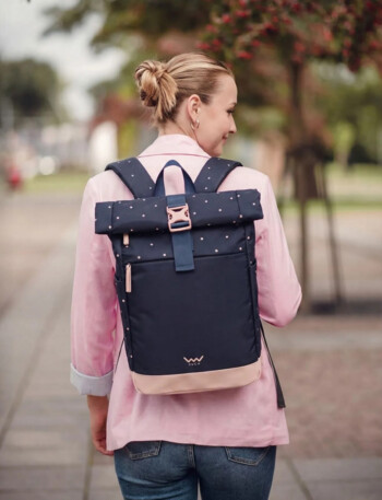 Batoh tmavě modrý - Vuch Virion Dotty