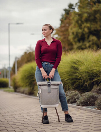 Batoh šedý - Vuch Virion Dotty