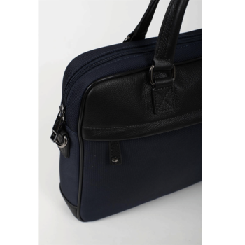 Pánská business taška na notebook tmavě modrá - Fagola Clark
