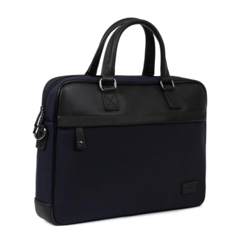 Pánská business taška na notebook tmavě modrá - Fagola Clark