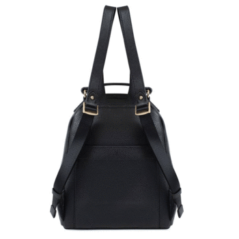 Dámský kožený batůžek černý - Fagola Familiar