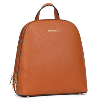 Dámský městský batoh světle hnědý - Hexagona Andre