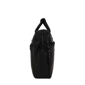 Pánská kožená brašna na notebook černá - Mustang William