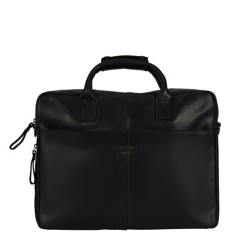 Pánská kožená brašna na notebook černá - Mustang William