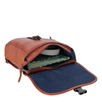 Luxusní kožený batoh světle hnědý - Mustang Lorriz