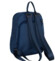 Látkový batoh tmavě modrý - Mustang Leo