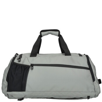 Sportovní a cestovní taška světle šedá - Enrico Benetti Flash