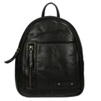 Dámský luxusní kožený batůžek černý - Enrico Benetti Broof