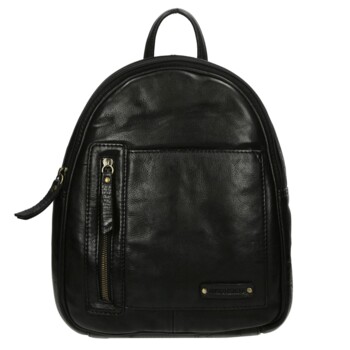 Dámský luxusní kožený batůžek černý - Enrico Benetti Broof