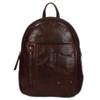 Dámský luxusní kožený batůžek tmavě hnědý - Enrico Benetti Broof