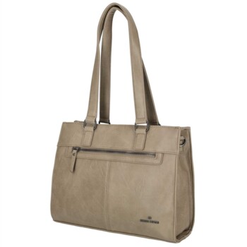 Dámská kabelka přes rameno světlá taupe - Enrico Benetti Mayla