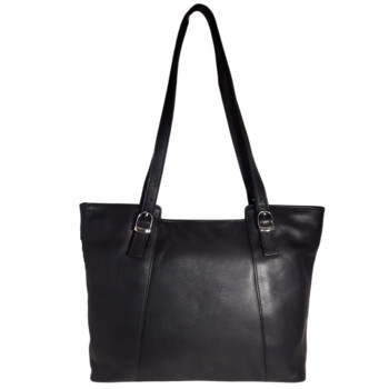 Dámská kožená kabelka přes rameno černá - Sendi Design Mortal