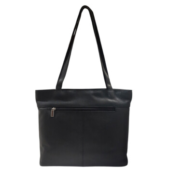 Dámská kožená kabelka přes rameno černá - Sendi Design Doriane