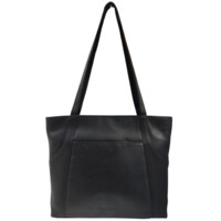 Dámská kožená kabelka přes rameno černá - Sendi Design Doriane