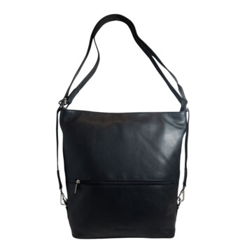 Dámská kožená kabelka batoh černá - Sendi Design Maronol