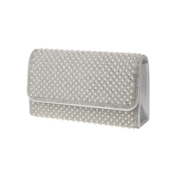 Dámské společenské psaníčko stříbrné - Michelle Moon Omana