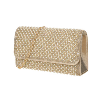 Dámské společenské psaníčko zlaté - Michelle Moon Omana