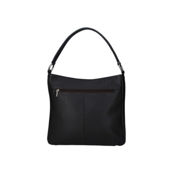 Dámská kožená kabelka přes rameno tmavě hnědá - Sendi Design Clare