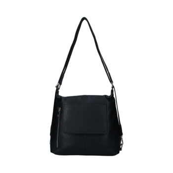 Dámská kožená kabelka batoh černá - Sendi Design Kirsen