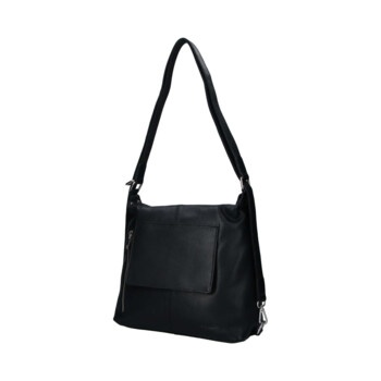 Dámská kožená kabelka batoh černá - Sendi Design Kirsen
