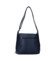 Dámská kožená kabelka batoh tmavě modrá - Sendi Design Kirsen