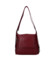 Dámská kožená kabelka batoh vínová - Sendi Design Kirsen