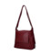 Dámská kožená kabelka batoh vínová - Sendi Design Kirsen