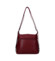 Dámská kožená kabelka batoh vínová - Sendi Design Kirsen