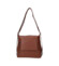 Dámská kožená kabelka batoh hnědá - Sendi Design Kirsen
