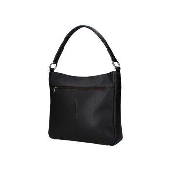 Dámská kožená kabelka přes rameno tmavě hnědá - Sendi Design Clare